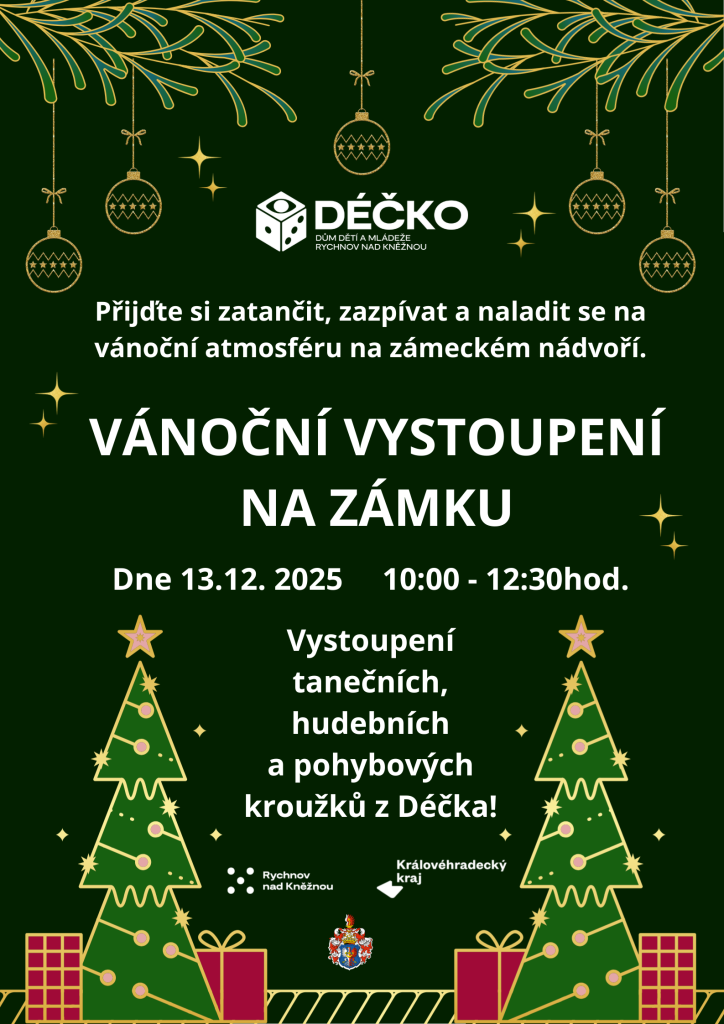 VÁNOČNÍ VYSTOUPENÍ NA ZÁMKU