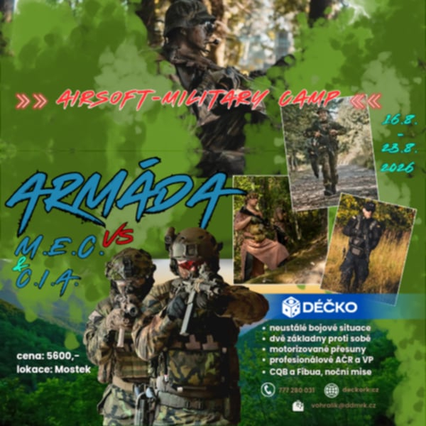 ARMÁDA VS. M.E.C. & C.I.A. - AIRSOFT - MILITARY CAMP