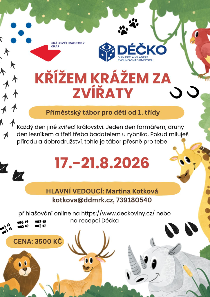 KŘÍŽEM KRÁŽEM ZA ZVÍŘATY