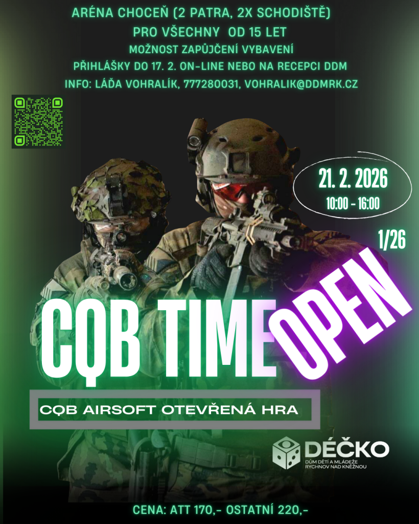 CQB TIME OPEN 1/26