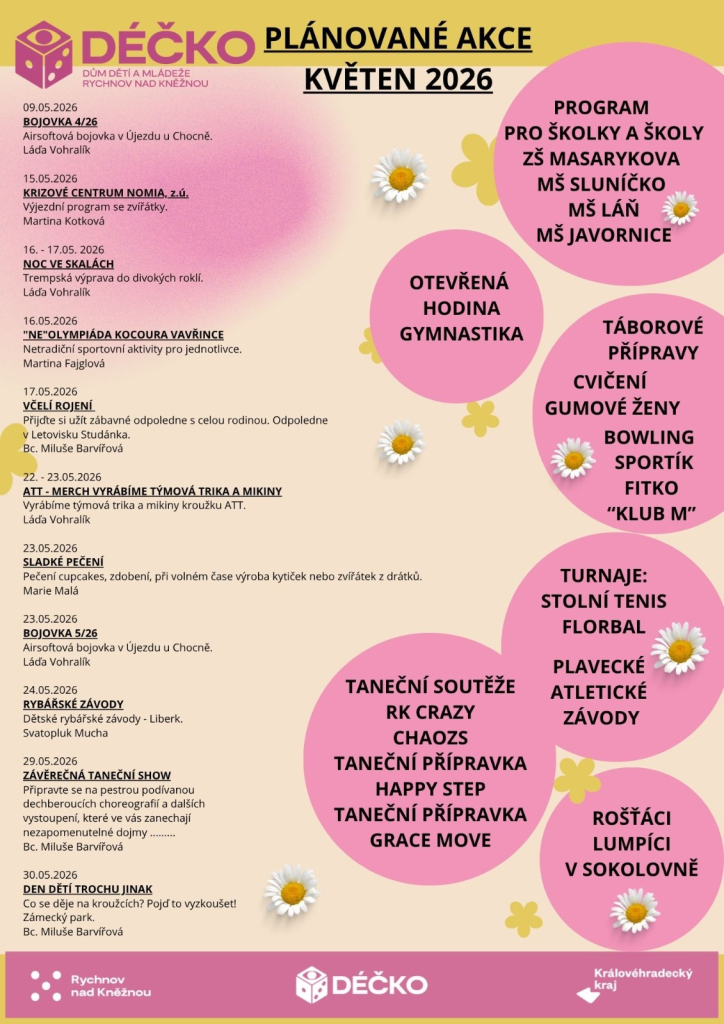 Akce v květnu !