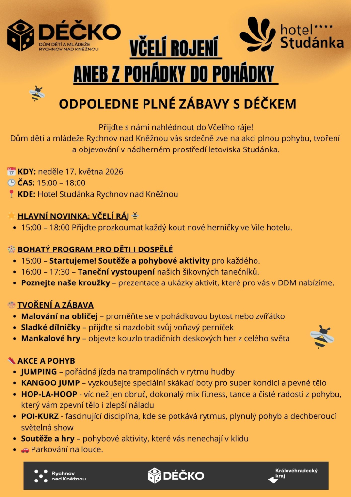 VČELÍ ROJENÍ ANEB Z POHÁDKY DO POHÁDKY