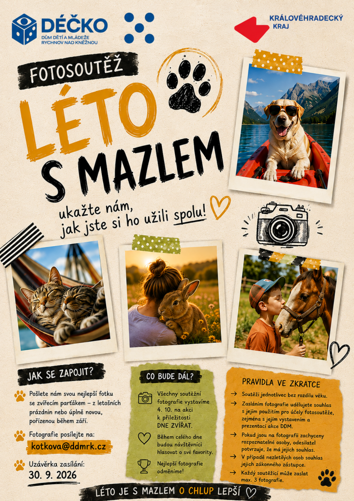 FOTOSOUTĚŽ - LÉTO S MAZLEM