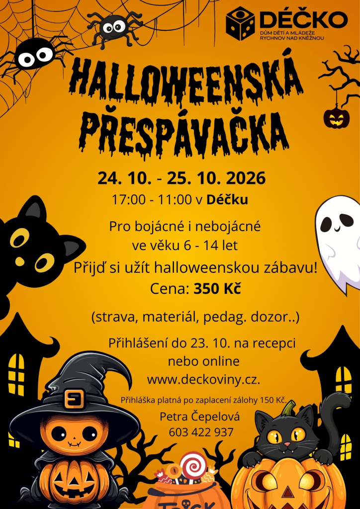 HALLOWEENSKÁ PŘESPÁVAČKA