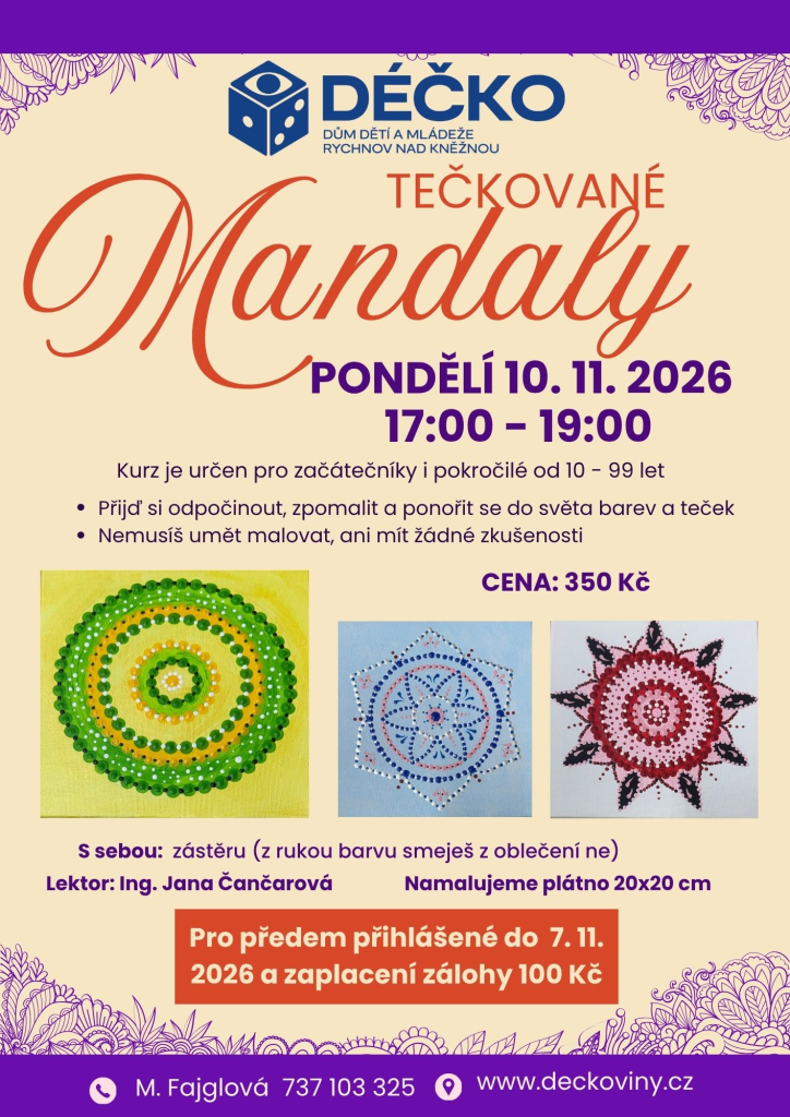 TEČKOVANÉ MANDALY I.