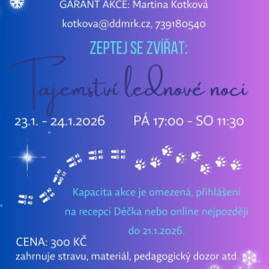 ZEPTEJ SE ZVÍŘAT: TAJEMSTVÍ LEDNOVÉ NOCI