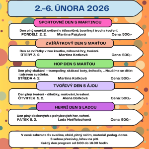 JARNÍ PRÁZDNINY - SPORTOVNÍ DEN S MARTINOU