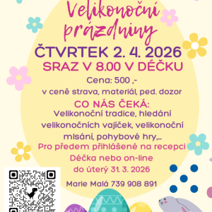 VELIKONOČNÍ PRÁZDNINY