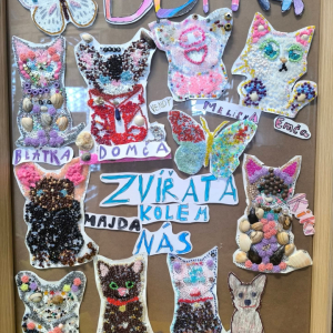 Účastníme se výtvarné soutěže - Zvířata kolem nás 