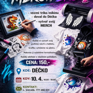 MERCH LAB - VYTVOŘ SI SVÉ TRIKO