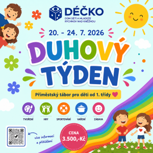 DUHOVÝ TÝDEN - příměstský tábor plný barev