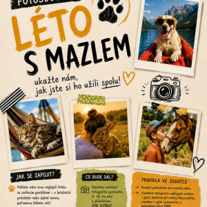 FOTOSOUTĚŽ - LÉTO S MAZLEM